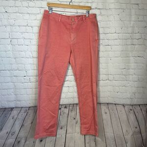 Vineyard Vines Club Pants size W35 x L32 Style 1P0110 Rhubarb